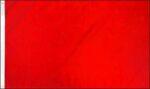 Red Solid Color Flag 3x5 FT