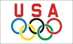 Olympics USA Flag
