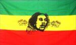 Bob Marley Two Lions Flag 3x5 FT