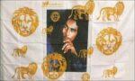 Bob Marley Gold Lions Flag 3x5 FT