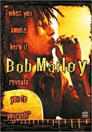 Bob Marley Smoke Herb Flag