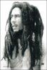 Bob Marley Black & White Flag 5x3 FT