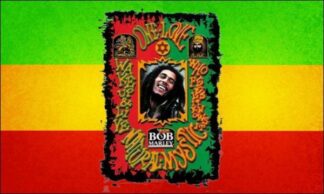 Bob Marley Wake Up Flag