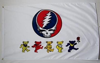 Grateful Dead Dancing Bears Flag 3x5 FT