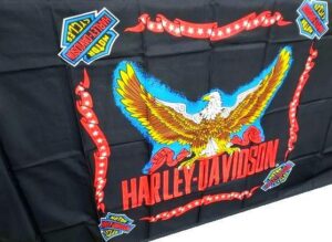Harley-Davidson Eagle 4 Logo Flag
