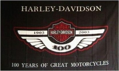 Harley-Davidson 100 Years Flag