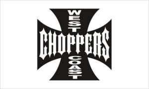 West Coast Choppers White Flag