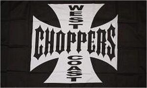 West Coast Choppers Black Flag