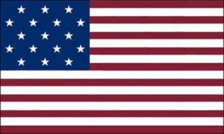 American Flag 17 Stars Catamount Hill 1812