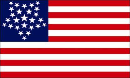 American Flag Great Star 1837 26 Stars