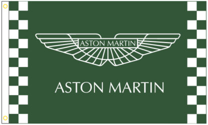 Aston Martin Checkered Racing Flag