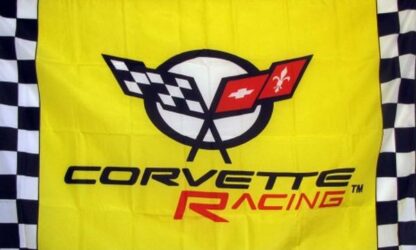 Corvette Racing Yellow Checkered Flag