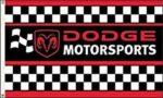 Dodge Motorsports Checkered Flag 3x5 FT