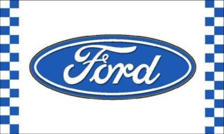 Ford White Racing Flag