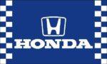 Honda Blue Checkered Flag 3x5 FT