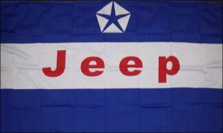 Jeep Blue Stripes Flag