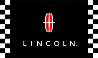 Lincoln Black Racing Flag