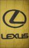 Lexus Gold Vertical Flag 5x3 FT