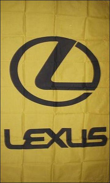 Lexus Gold Vertical Flag