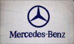 Mercedes-Benz White Flag 3x5 FT