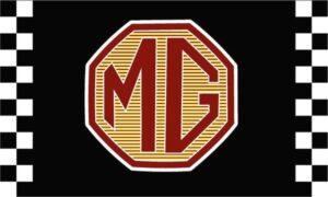 MG Red Racing Flag