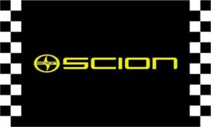 Scion Black Racing Flag