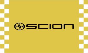 Scion Yellow Racing Flag