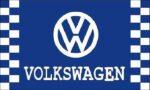 Volkswagen Checkered Blue Flag 3x5 FT