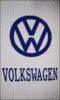 Volkswagen White Vertical Flag 5x3 FT