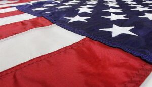 American USA Nylon Embroidered Flag
