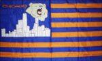 Chicago Bears Nation Striped Flag 3x5 FT