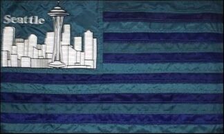 Seattle Seahawks Pride Embroidered Flag