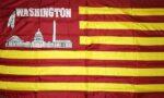 Washington Commanders Striped Flag 3x5 FT