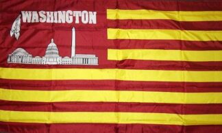 Washington Commanders Striped Flag