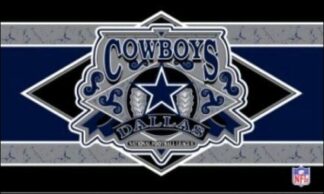 Dallas Cowboys Blue & Gray Emblem Flag