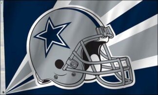 Dallas Cowboys Flag - Blue, Gray, White Helmet