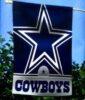 Dallas Cowboys Blue Star Banner Flag 27x37 In