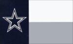 Dallas Cowboys Blue White Silver Star Flag 3x5 FT