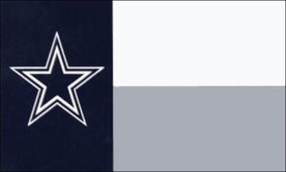 Dallas Cowboys Flag Blue White Silver & Star