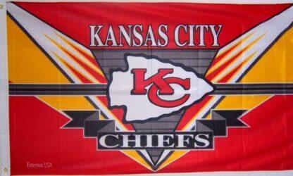 Kansas City Chiefs Arrowhead Logo Flag 3x5 Ft