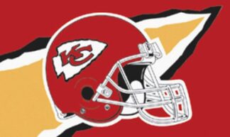 Kansas City Chiefs Helmet Flag 3×5 FT