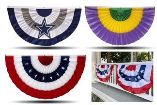 Pleated Bunting Flags