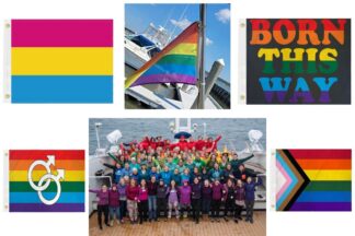 Rainbow Pride Boat Flags