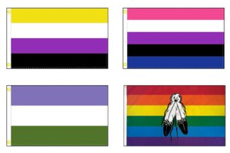 Rainbow Pride Non-Binary Flags