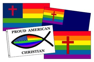 Rainbow Pride Religious Flags