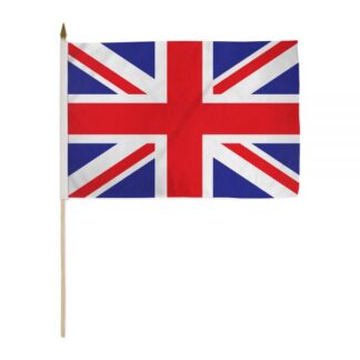 United Kingdom Handheld 12×18 In Flag With Pole
