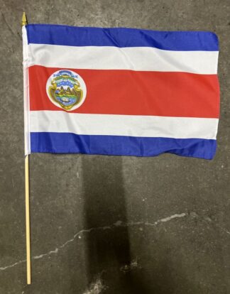 Costa Rica Flag 12x18 In