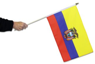 Ecuador Flag 12x18 Inch