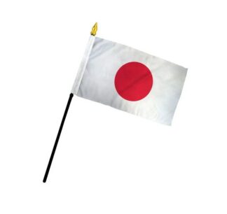 Japan Flag 4x6 Inch On A Stick
