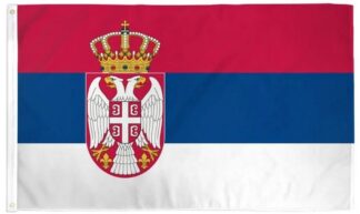 Serbia Flag 3x5 FT
